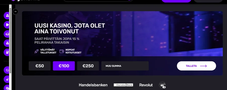 Claim Joker Casino cashback bonus